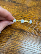 Load image into Gallery viewer, Three Stone Gold Cuff - Southern Grace Shoppe