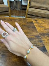 Load image into Gallery viewer, Three Stone Gold Cuff - Southern Grace Shoppe