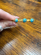 Load image into Gallery viewer, Three Stone Gold Cuff - Southern Grace Shoppe