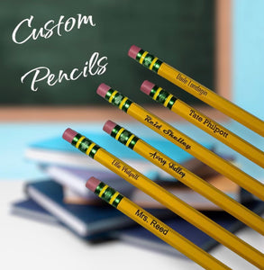 SGS Custom Gifts | Personalized Back to School Pencils - Southern Grace Shoppe