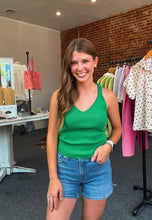 Load image into Gallery viewer, Kelly Green Tank - Southern Grace Shoppe