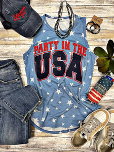 Party in the USA Tank - Southern Grace Shoppe