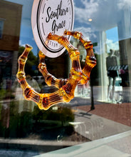 Load image into Gallery viewer, Bryce Bamboo Hoop Earrings