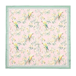 Scarf - Floral & Bird Print - Southern Grace Shoppe