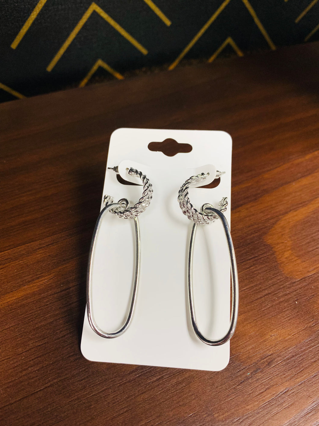 Silver Ava Earrings - Southern Grace Shoppe