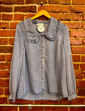 Load image into Gallery viewer, Wendy Darling Denim Blouse