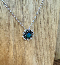 Load image into Gallery viewer, Turquoise Flower Power Necklace - Southern Grace Shoppe