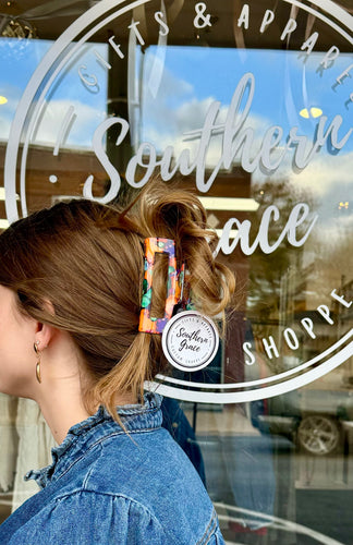 Claw Clip - Large - Water Color