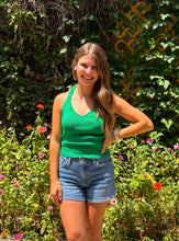 Load image into Gallery viewer, Kelly Green Tank - Southern Grace Shoppe