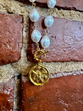 Load image into Gallery viewer, Golden Bee Baroque Necklace - Southern Grace Shoppe