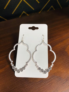 Silver Rowan Earrings - Southern Grace Shoppe