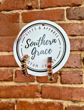 Load image into Gallery viewer, Multicolor Baguette Crystal Hoops