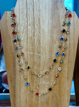 Load image into Gallery viewer, Arely Colored Gems Necklace