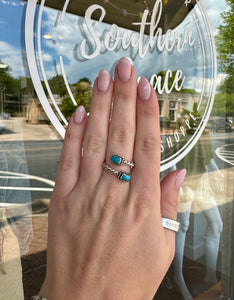 The Gracie Ring - Authentic Turquoise - Southern Grace Shoppe