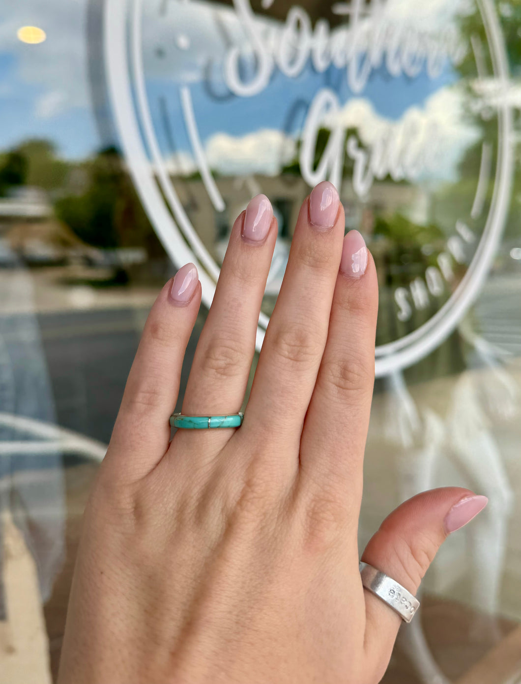 The Eryn Ring - Authentic Turquoise - Southern Grace Shoppe