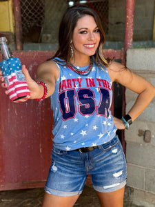 Party in the USA Tank - Southern Grace Shoppe