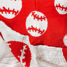 Load image into Gallery viewer, Luxe Blanket - Baseball - Southern Grace Shoppe