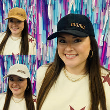 Load image into Gallery viewer, Mama Leather Patch Corduroy Hat - Southern Grace Shoppe