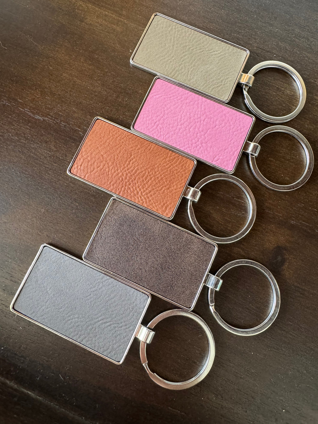 SGS Custom Gifts | Color Leatherette Keychain - Southern Grace Shoppe