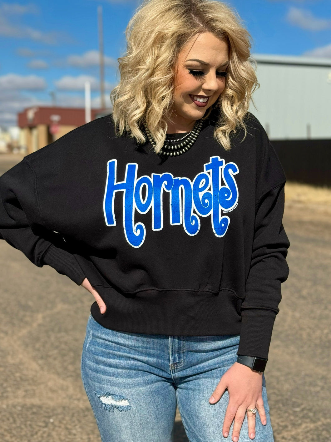 Hornets Batwing Sweatshirt - Southern Grace Shoppe
