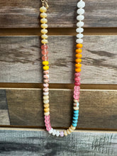 Load image into Gallery viewer, Color Block Beaded Necklace - Southern Grace Shoppe