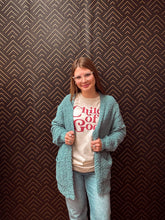 Load image into Gallery viewer, Winter Blue Cardigan - Southern Grace Shoppe