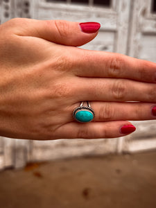 Blue Turquoise Ring - Southern Grace Shoppe