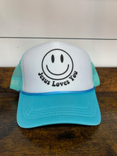 Load image into Gallery viewer, Jesus Loves You Trucker Hat - Southern Grace Shoppe