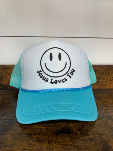 Jesus Loves You Trucker Hat - Southern Grace Shoppe