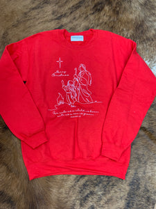 North Star Christmas Sweatshirt - Southern Grace Shoppe