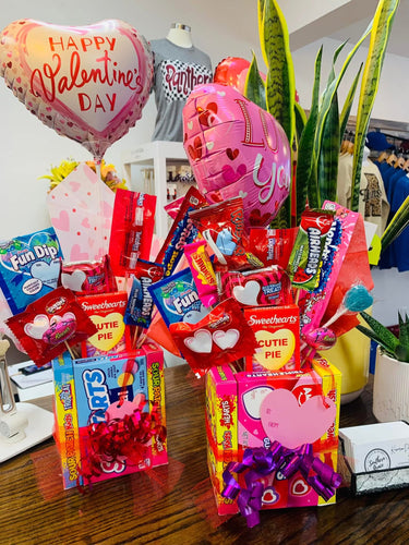 Valentines Candy Bouquet - Southern Grace Shoppe