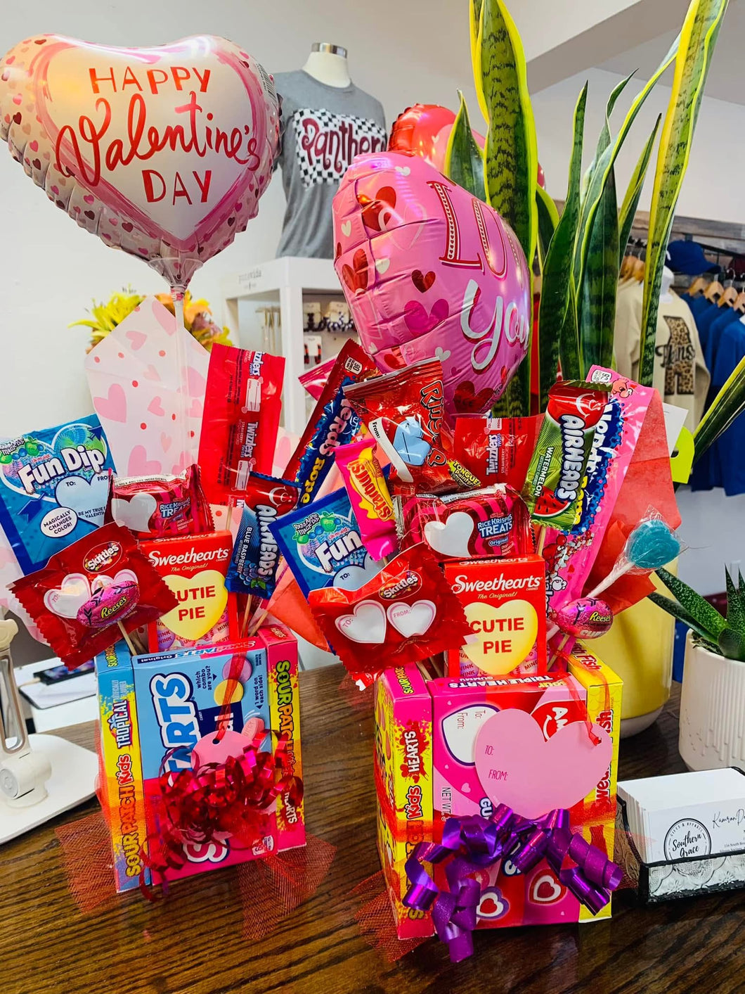 Valentines Candy Bouquet - Southern Grace Shoppe