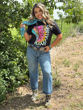 Load image into Gallery viewer, Callie Ann Stelter Pink Headdress Tee - Southern Grace Shoppe