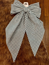 Load image into Gallery viewer, Gingham Bow - Southern Grace Shoppe