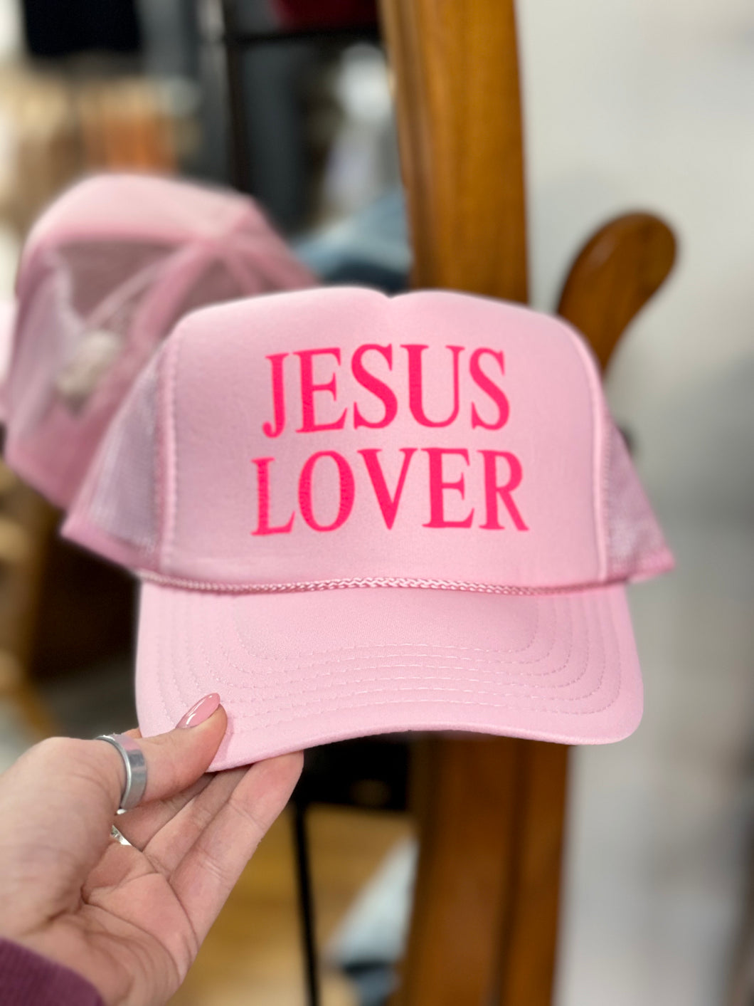 Jesus Lover Trucker Hat - Southern Grace Shoppe