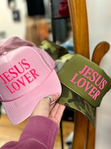 Jesus Lover Trucker Hat - Southern Grace Shoppe