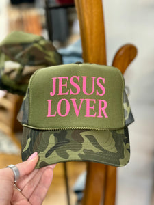 Jesus Lover Trucker Hat - Southern Grace Shoppe