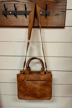 Load image into Gallery viewer, Brown Checkmate Tote - Southern Grace Shoppe