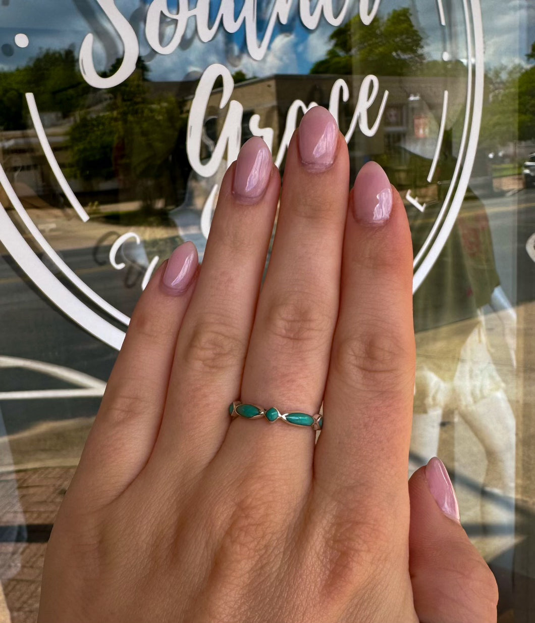 The Julie Ring - Turquoise - Southern Grace Shoppe
