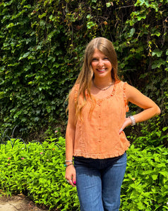 The Rustic Romance Tank - Southern Grace Shoppe