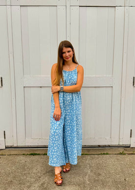 The Chambray Jumpsuit - Southern Grace Shoppe