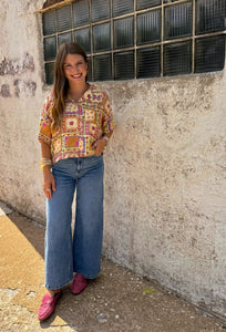 The Paisley Button Up - Southern Grace Shoppe