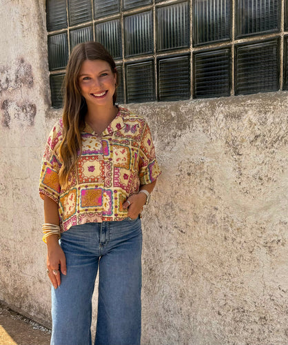 The Paisley Button Up - Southern Grace Shoppe