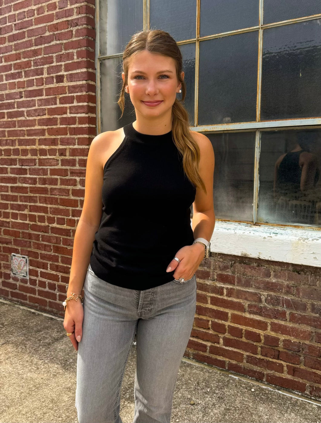 The Eve Halter Tank - Southern Grace Shoppe