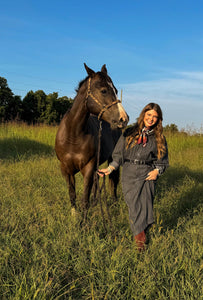 Black Denim Dream Dress - Southern Grace Shoppe