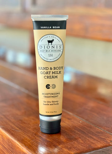Dionis Hand & Body Cream - 3.3oz - Vanilla Bean