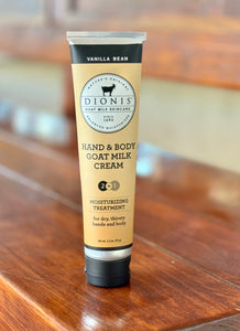 Dionis Hand & Body Cream - 3.3oz - Vanilla Bean