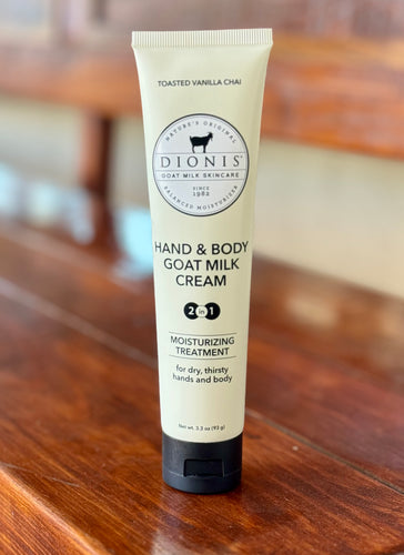 Dionis Hand & Body Cream - 3.3oz. - Toasted Vanilla Chai
