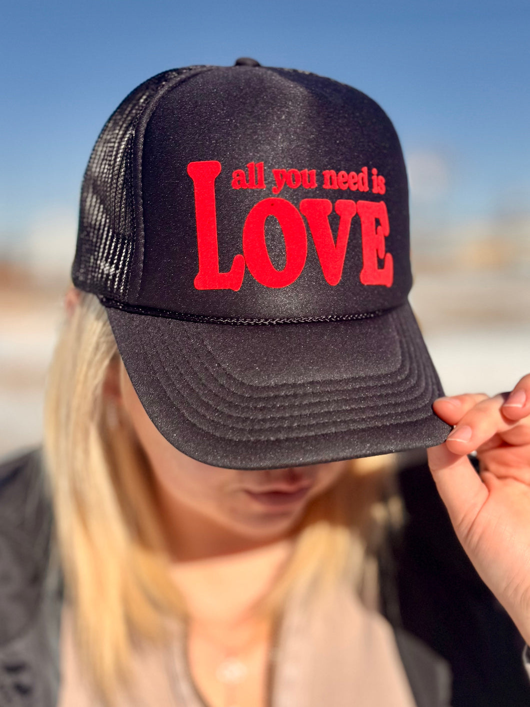 All You Need is Love Trucker Cap - Southern Grace Shoppe