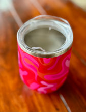 Load image into Gallery viewer, Wine Tumbler - Hot Pink Swirl